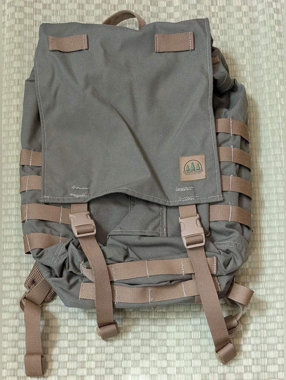 The Hidden Woodsmen Day Ruck 2017-2019 Model 25 Liters Green Made in USA
